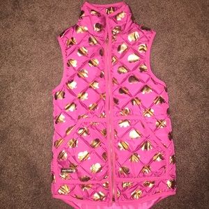 Girls Small Simply Southern Puffer Vest